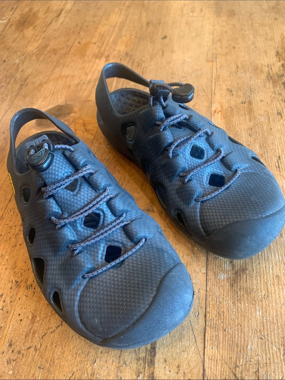 KEEN Kids Black Closed-Toe Water Shoes